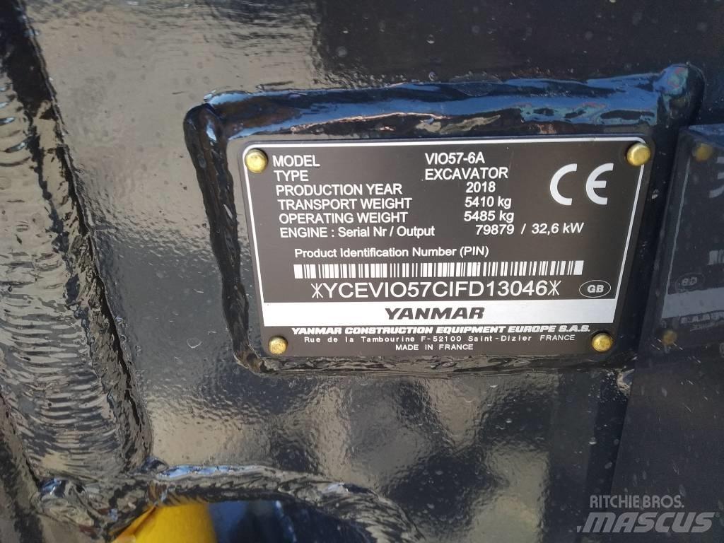 Yanmar Vio 57 Міні-екскаватори < 7т