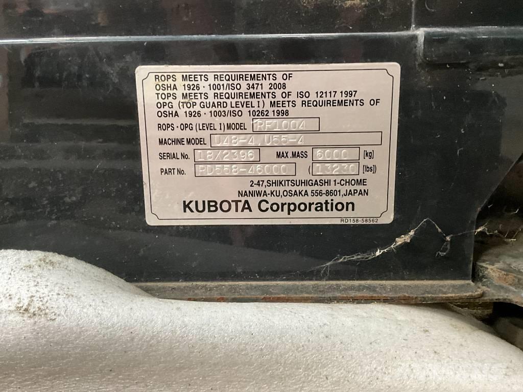 Kubota U 48-4 / U 55-4 Кабіна