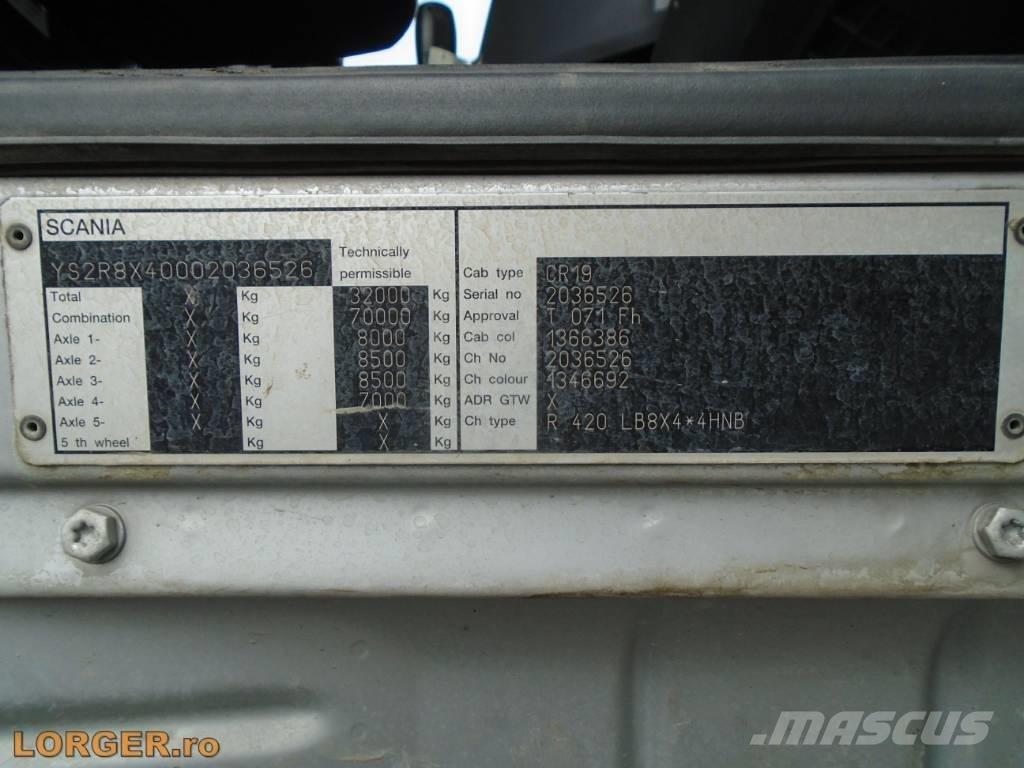 Scania R 420 Бетономішалки (Автобетонозмішувачі)