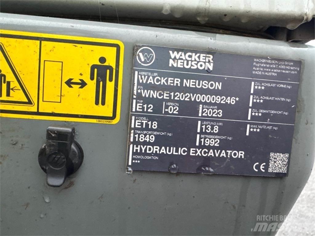 Wacker Neuson ET18 Гусеничні екскаватори