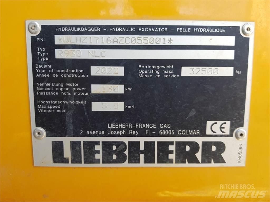 Liebherr R930 Гусеничні екскаватори
