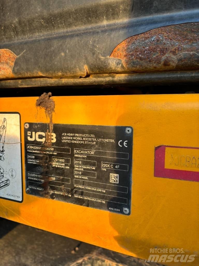 JCB 220 Гусеничні екскаватори