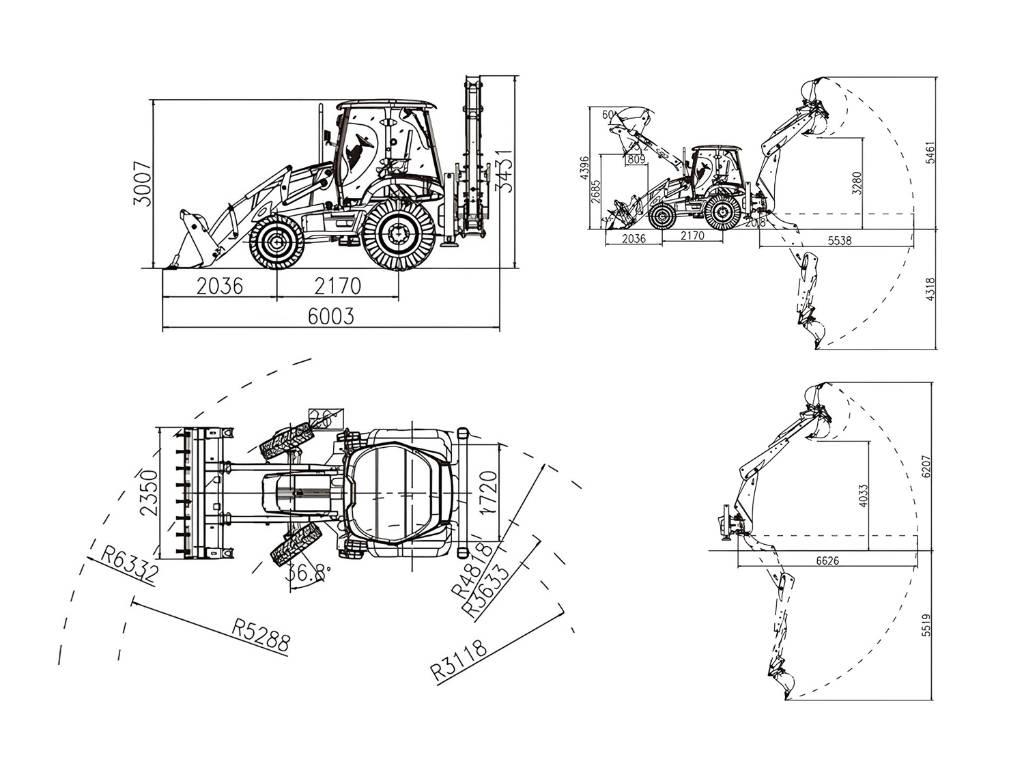 Lonking 83C Екскаватори-навантажувачі