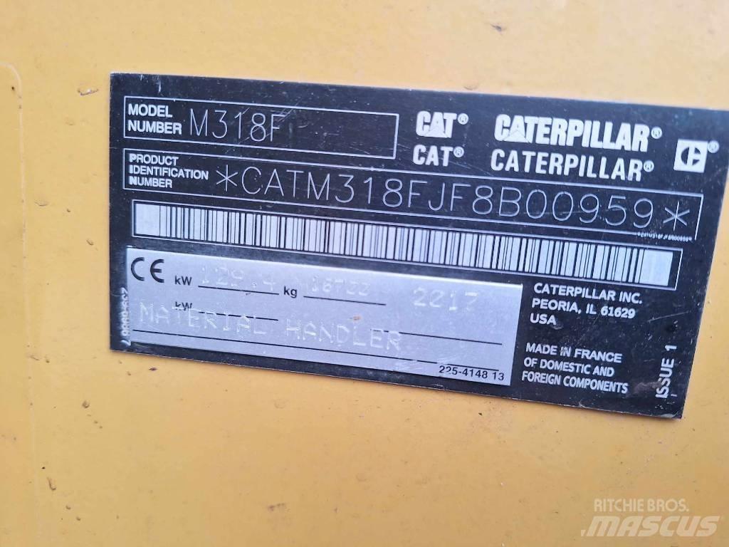 CAT M 318 F Колісні екскаватори