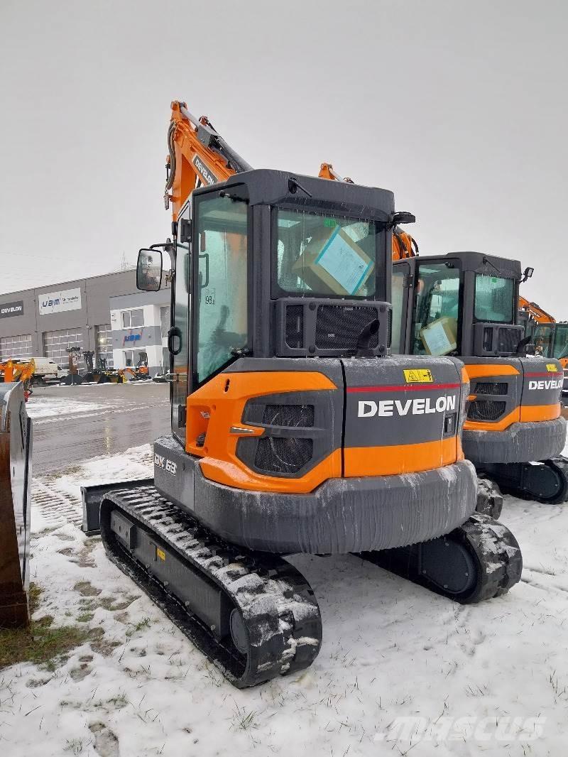 Develon DX63-7 Міні-екскаватори < 7т