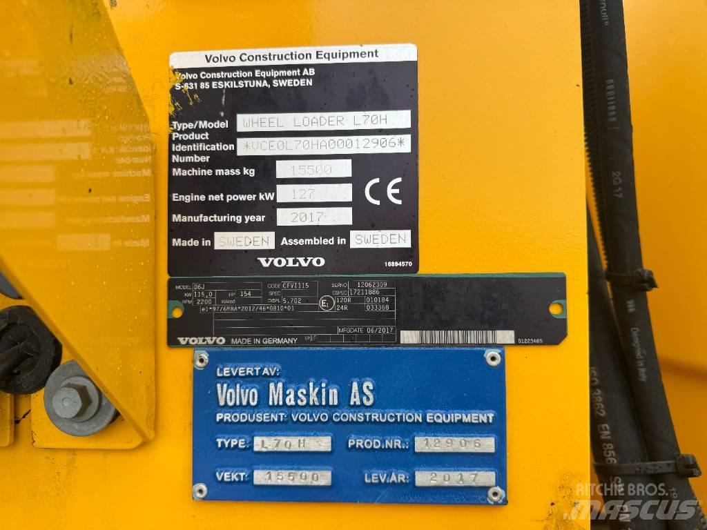 Volvo L 70 H Фронтальні навантажувачі