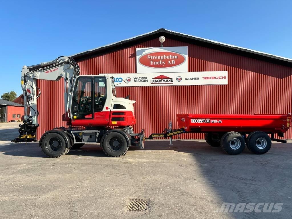 Takeuchi TB 395 W Колісні екскаватори
