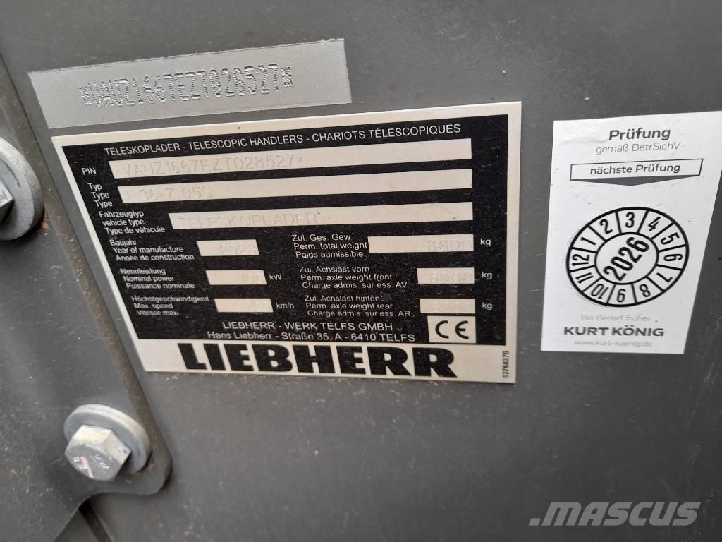 Liebherr T 36-7 S Телескопічні навантажувачі