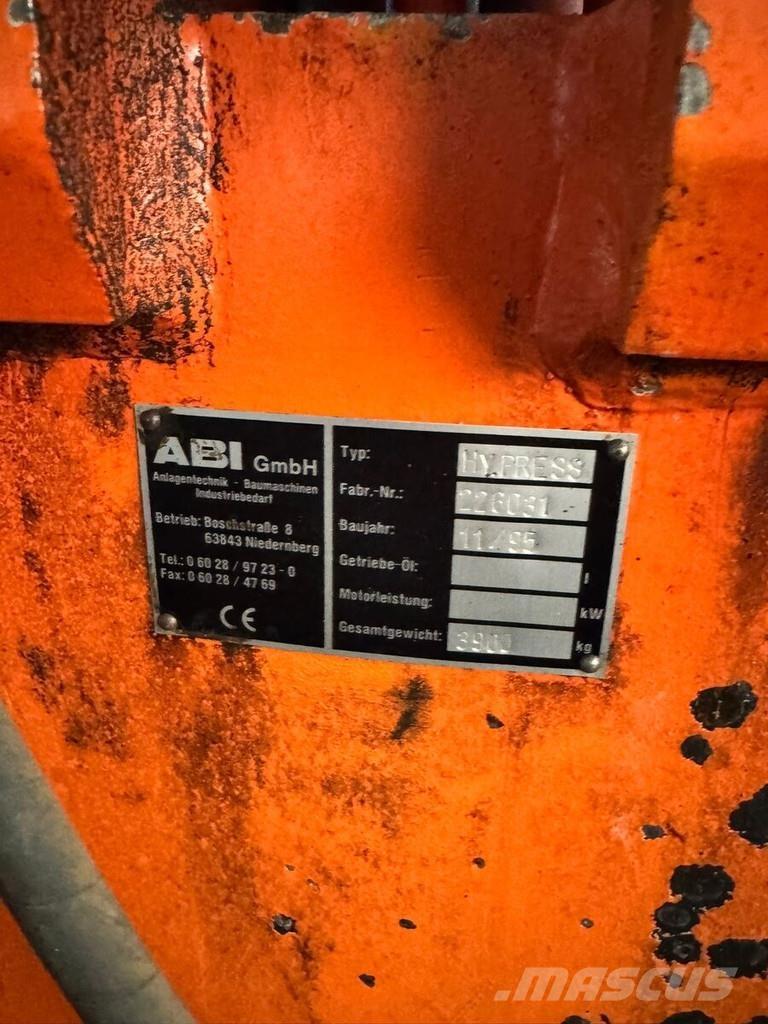 ABI Hydropress Плуги