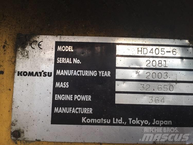 Komatsu HD405-6 Кар`єрні самоскиди