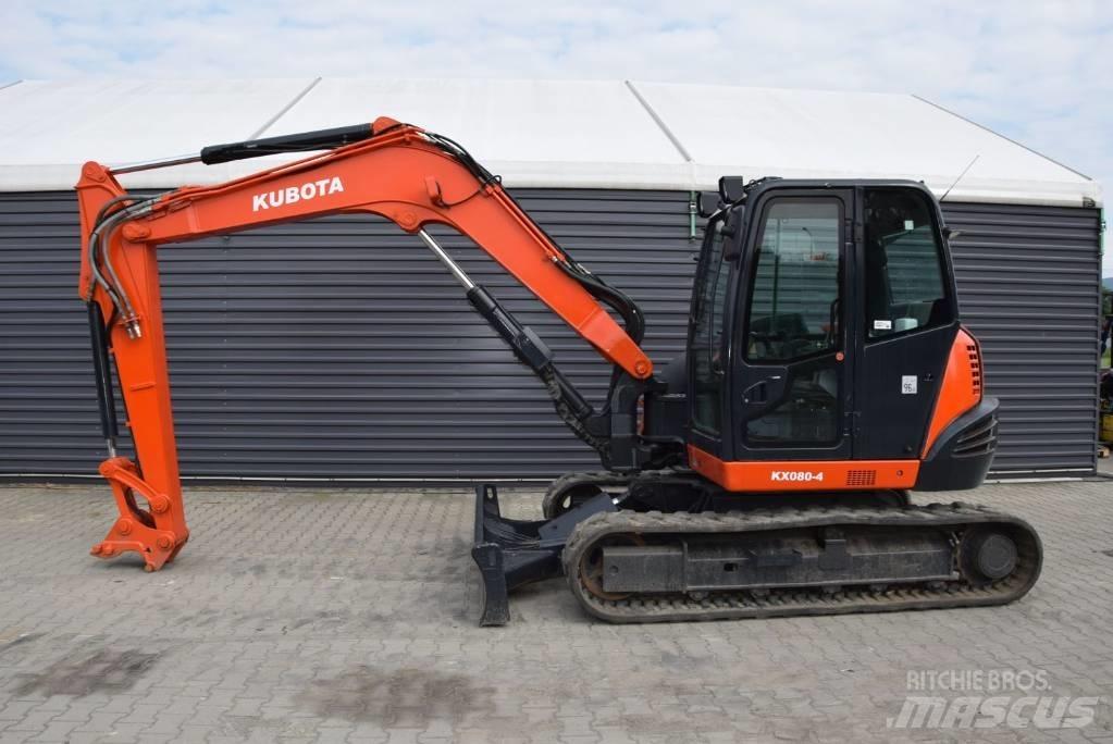 Kubota KX 080-4 Середні екскаватори 7т. - 12т.