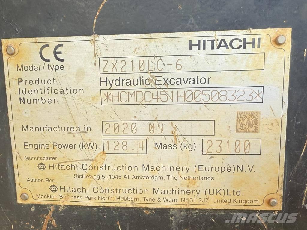 Hitachi ZX 210 LC-6 Гусеничні екскаватори