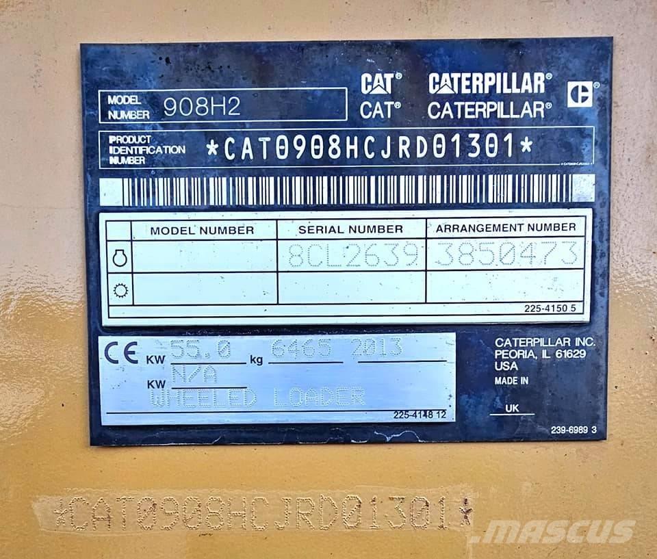 CAT 908 H 2 Фронтальні навантажувачі