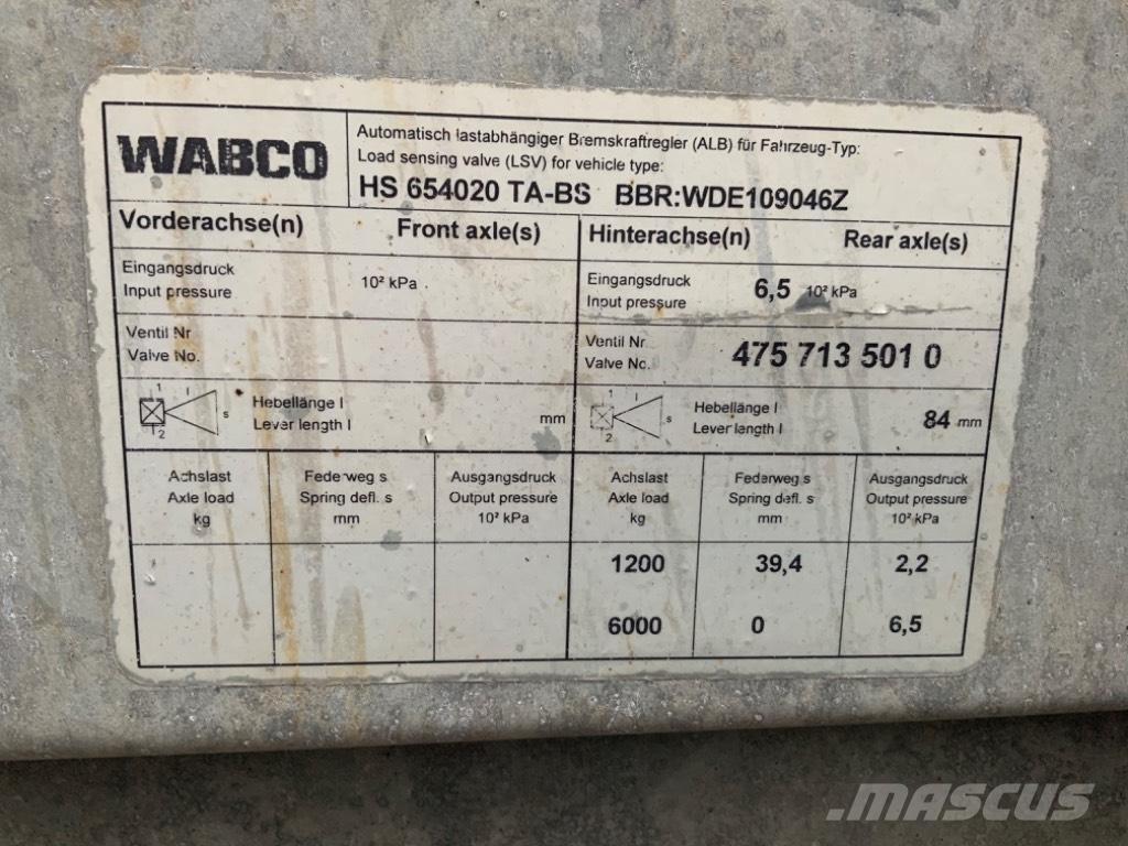 Humbaur HS 6540 Трейлери колесного транспортного засобу