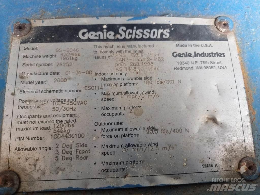 Genie GS2046 Підйомники-ножиці