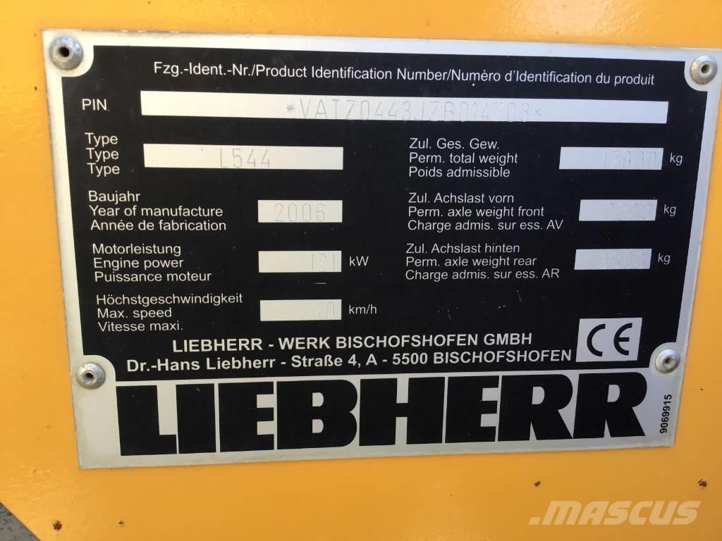 Liebherr L 544 Фронтальні навантажувачі