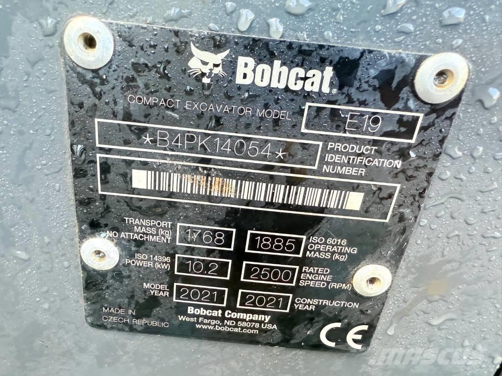 Bobcat E 19 Міні-екскаватори < 7т