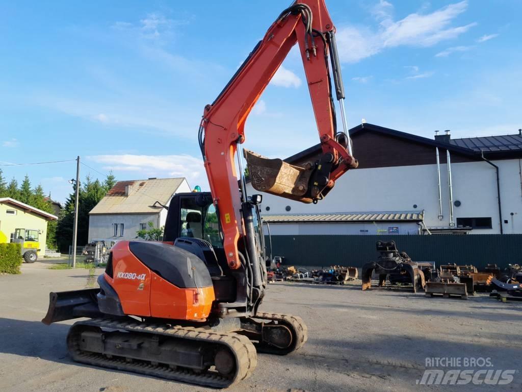 Kubota KX 080-4 Середні екскаватори 7т. - 12т.