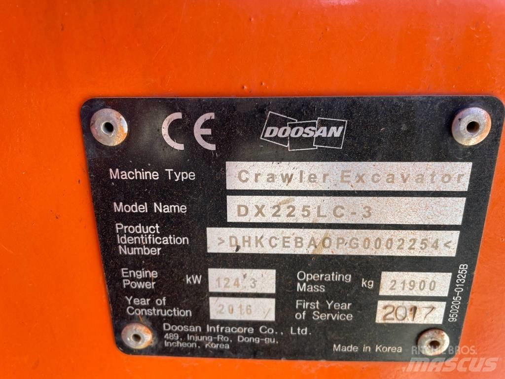 Doosan DX 225 LC-3 Гусеничні екскаватори
