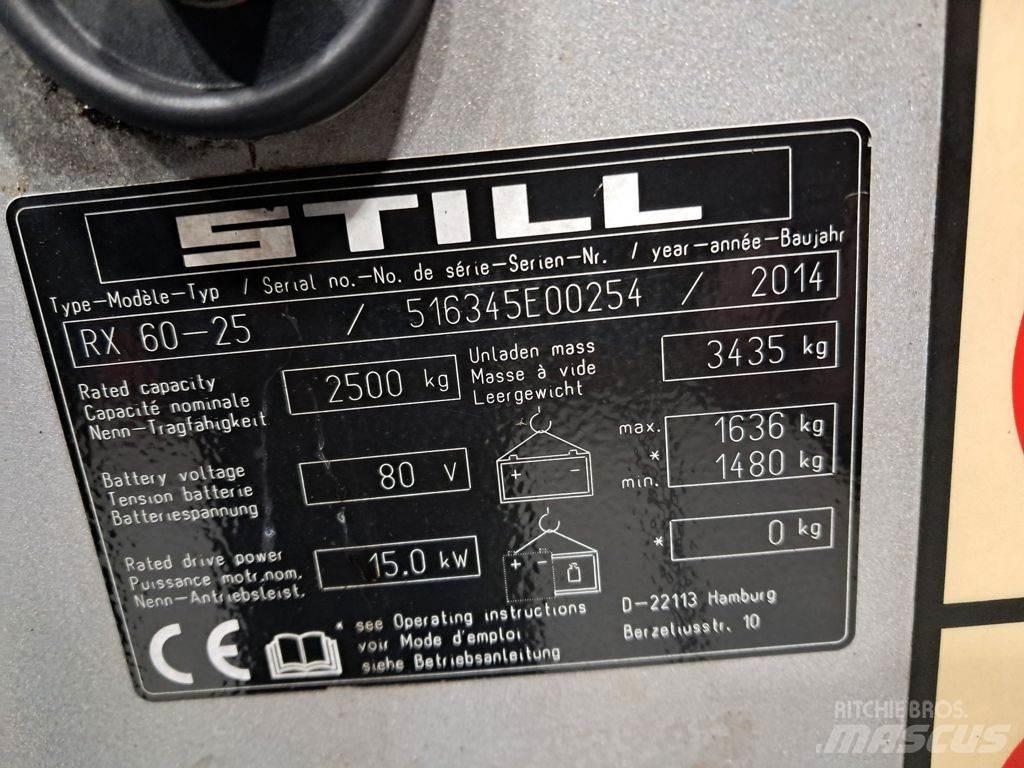 Still RX60-25 Електронавантажувачі