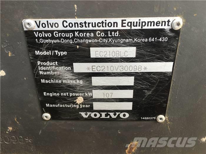 Volvo EC 210 B LC Гусеничні екскаватори