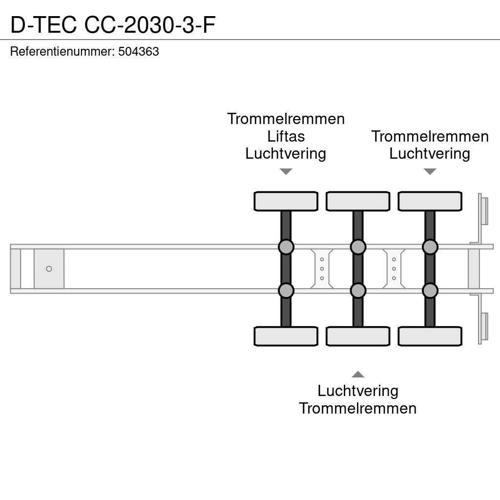D-tec CC-2030-3-F Напівпричепи для перевезення контейнерів