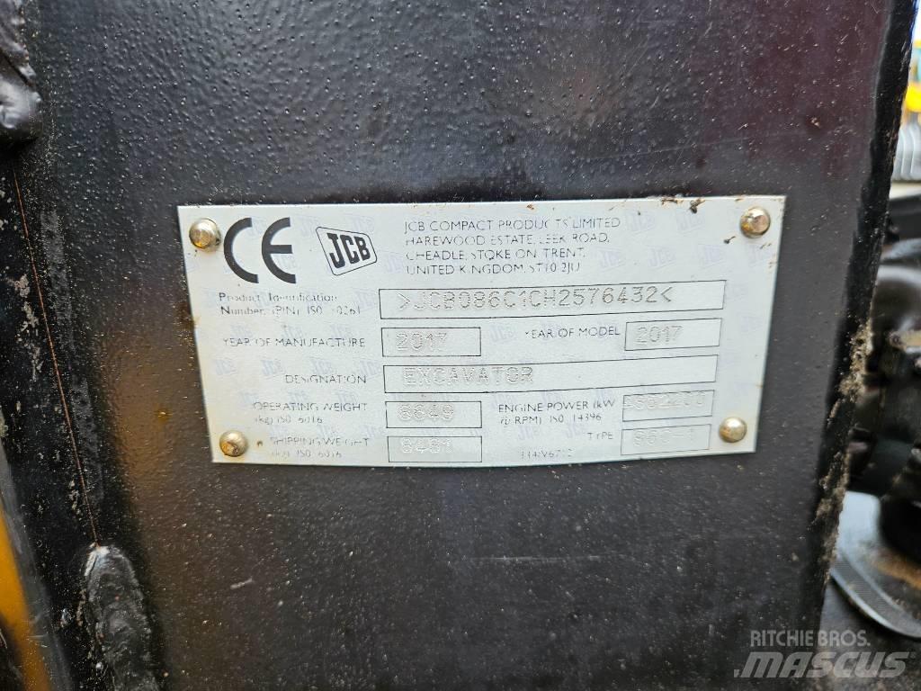 JCB 86 C-1 eco Середні екскаватори 7т. - 12т.