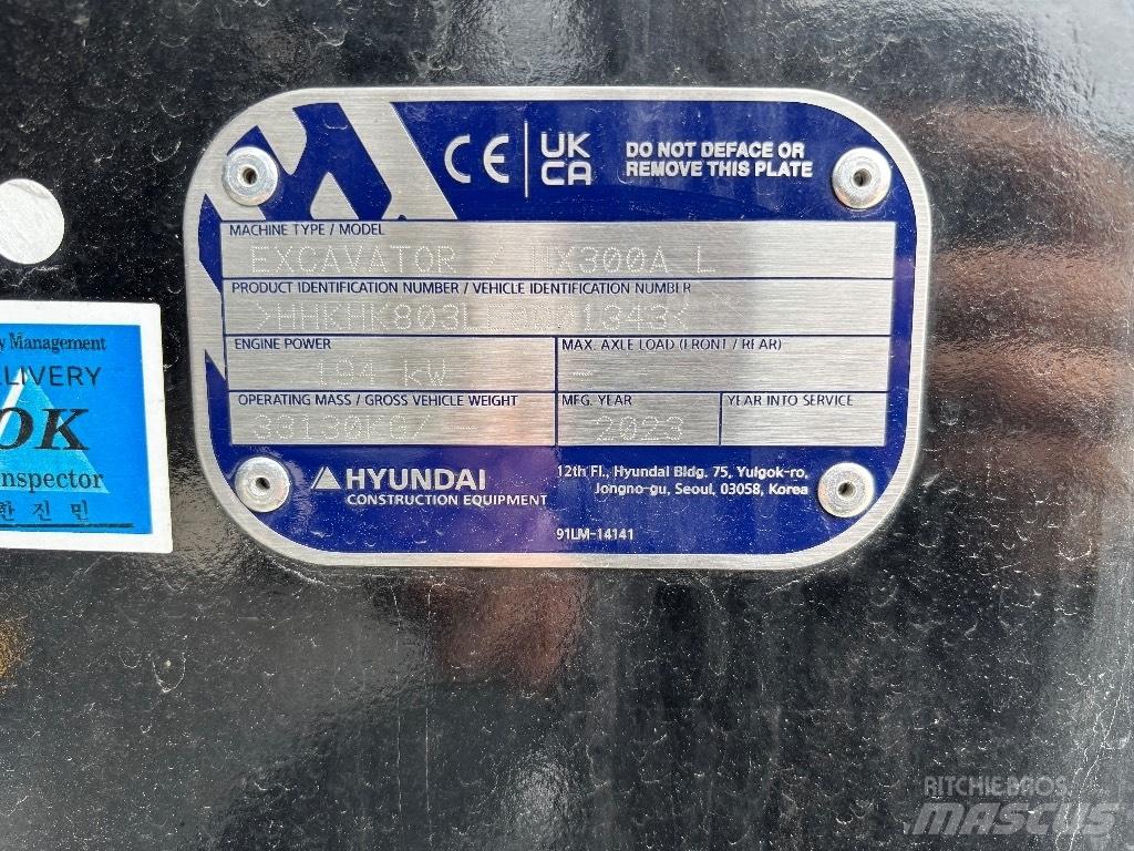 Hyundai HX300A L Гусеничні екскаватори