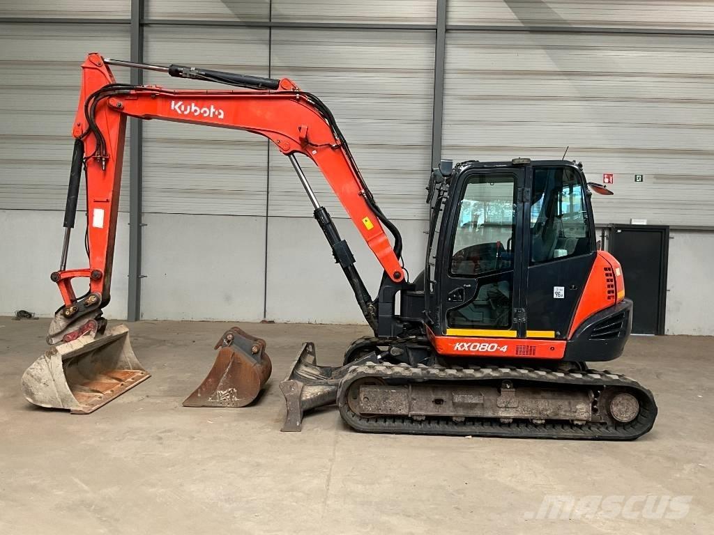 Kubota KX 080-4 Середні екскаватори 7т. - 12т.