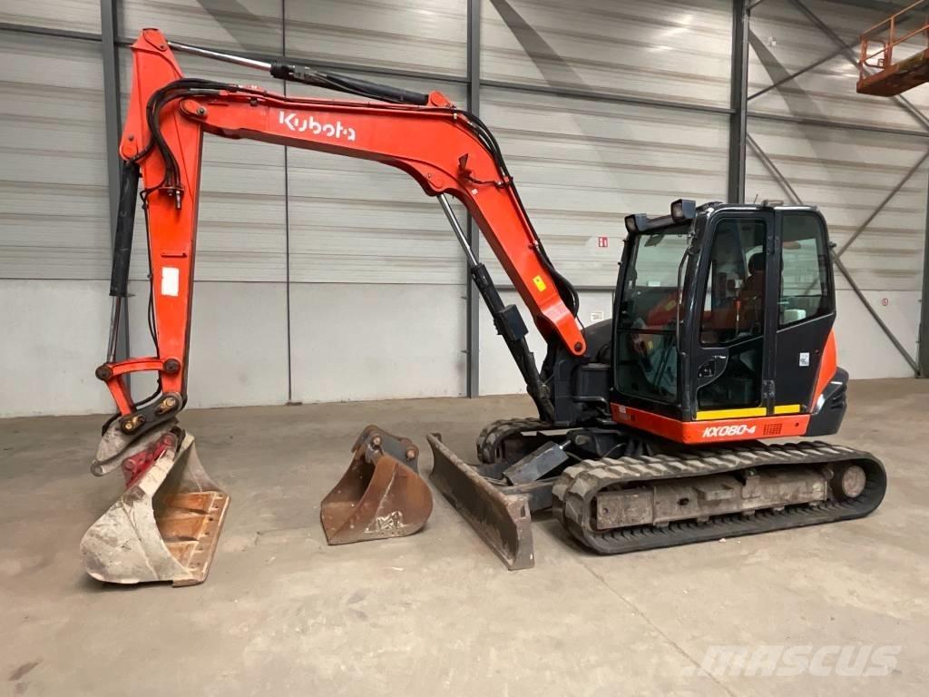Kubota KX 080-4 Середні екскаватори 7т. - 12т.