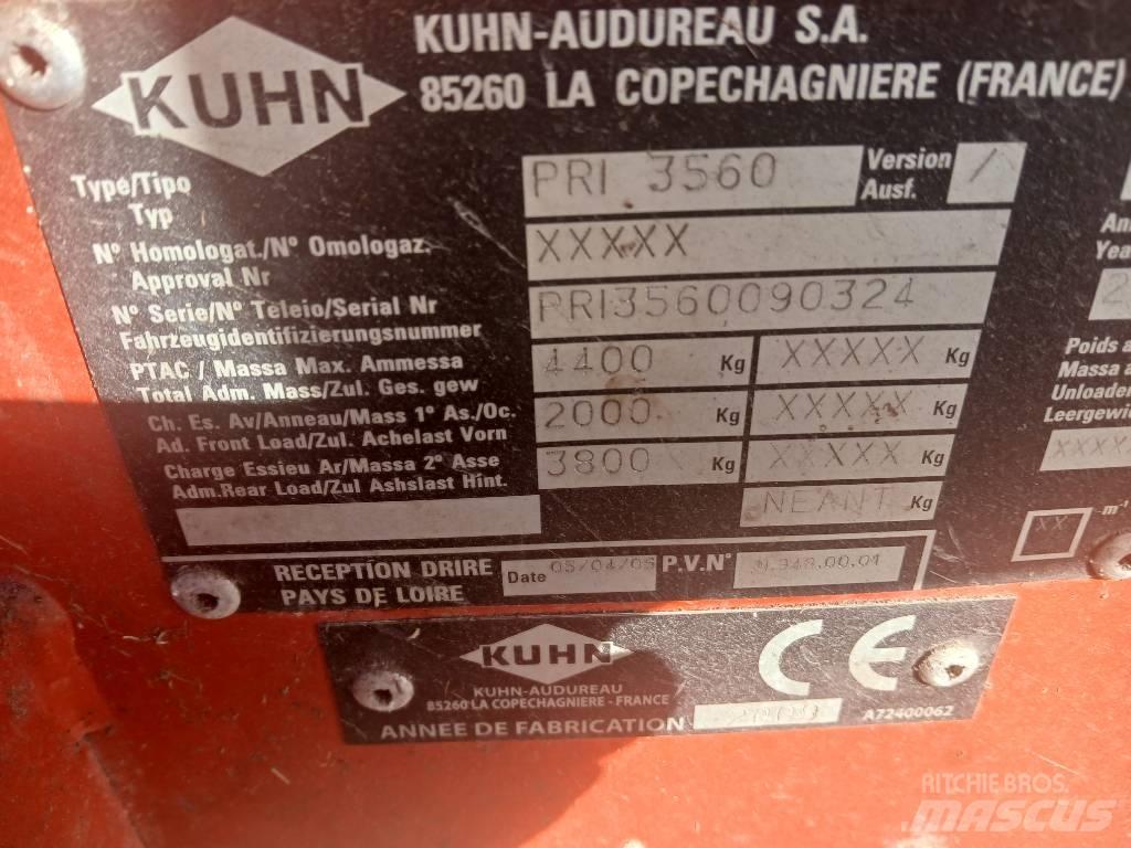 Kuhn Primor 3560 Роздрібнювачі, різаки і розпаковувачі тюків