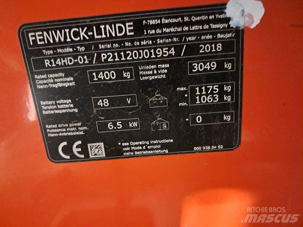Linde R14 HD Річ-трак із високим підйомом