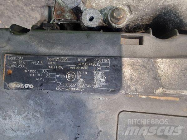 Volvo D5F 215EEV Двигуни