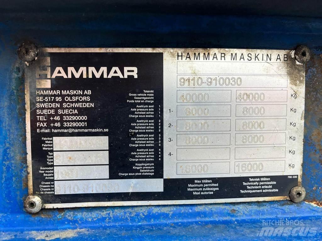 Hammar SL 30 SMS Напівпричепи для перевезення контейнерів