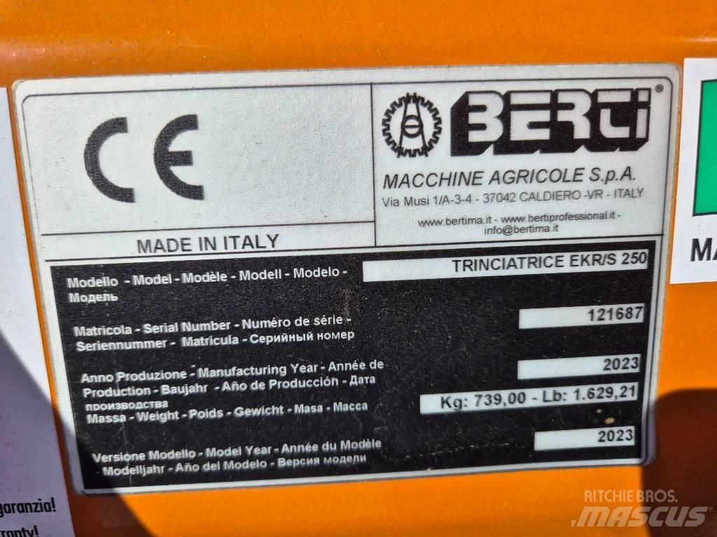 Berti EKR-S 250 Газонні і лукові косилки