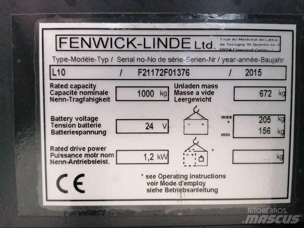 Linde L10 Ручний візок