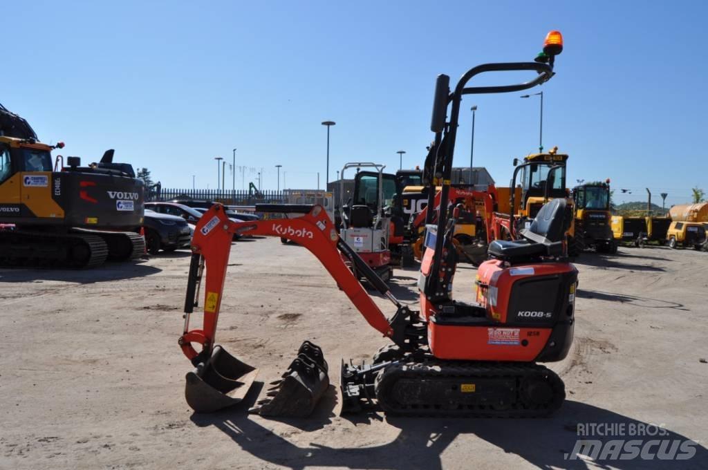 Kubota K 008-5 Міні-екскаватори < 7т