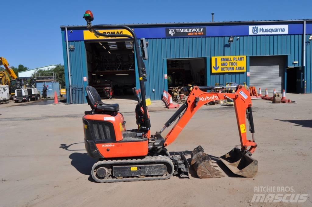 Kubota K 008-5 Міні-екскаватори < 7т