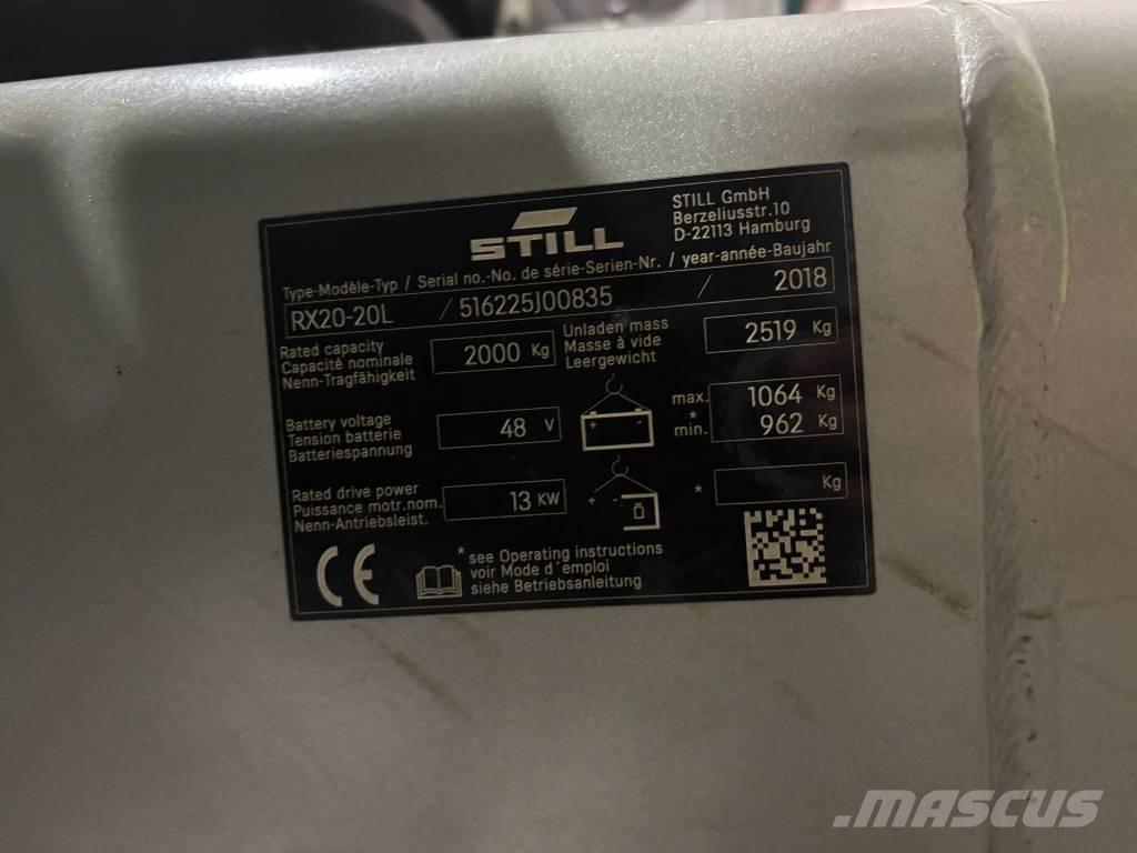 Still RX 20-20 L Електронавантажувачі