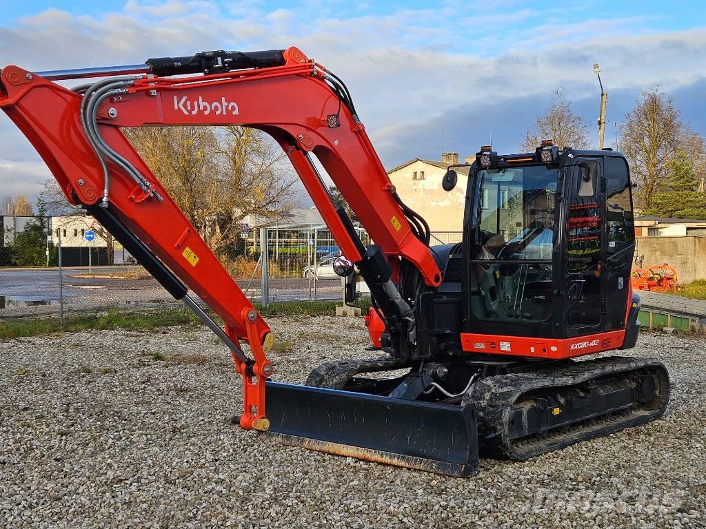 Kubota KX 080-4 Середні екскаватори 7т. - 12т.