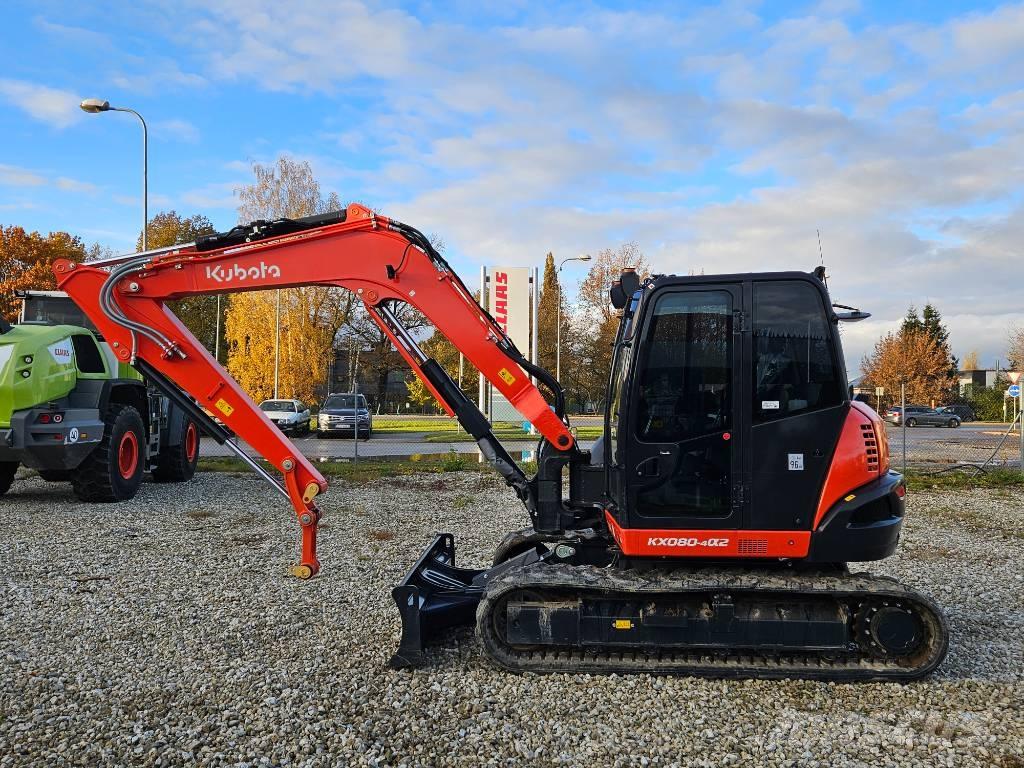 Kubota KX 080-4 Середні екскаватори 7т. - 12т.