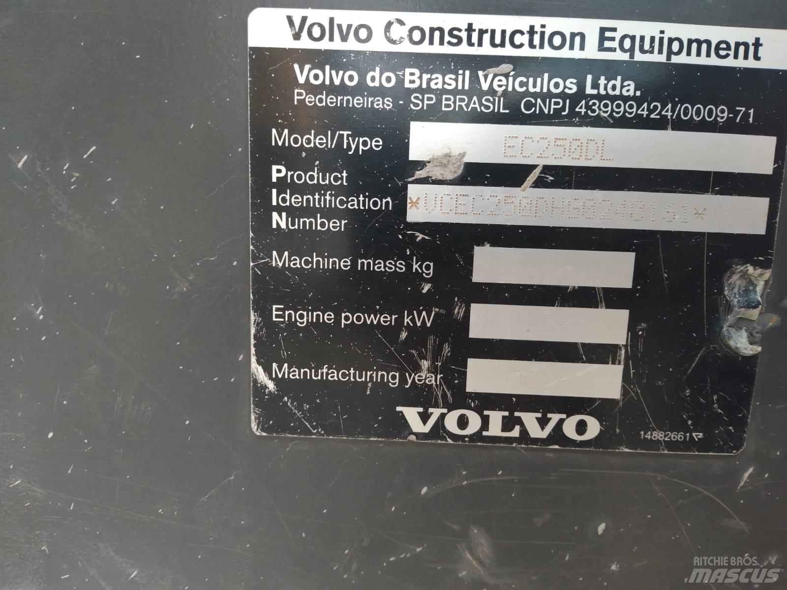 Volvo EC 250 D L Гусеничні екскаватори
