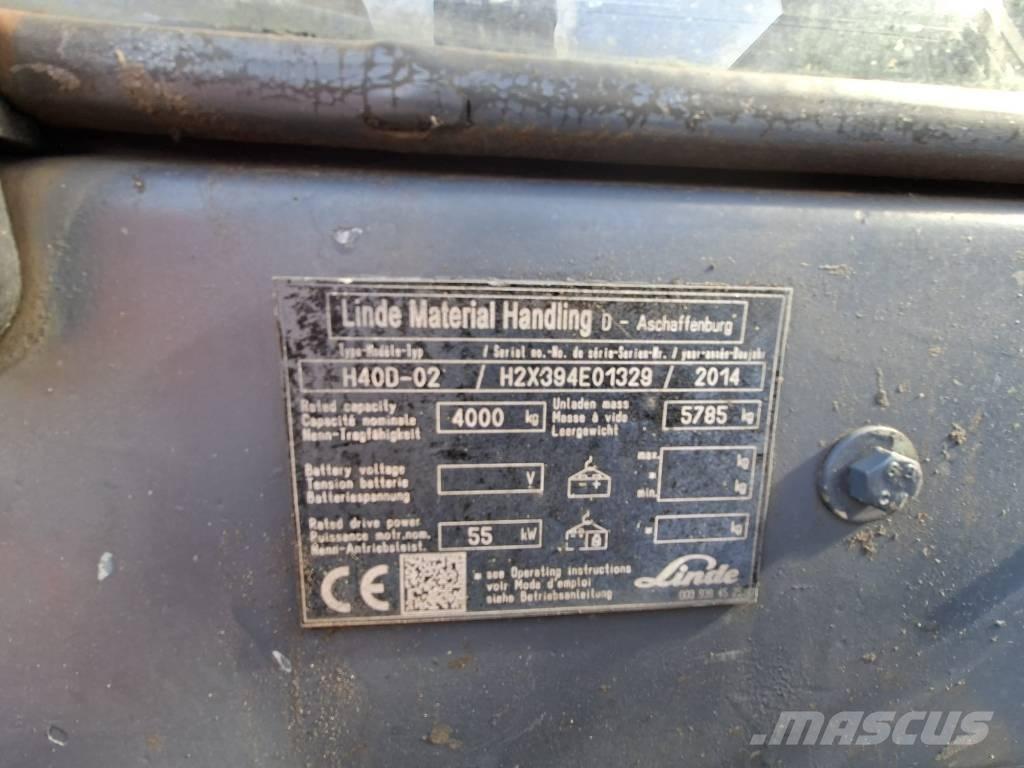Linde H40D-02 Дизельні навантажувачі