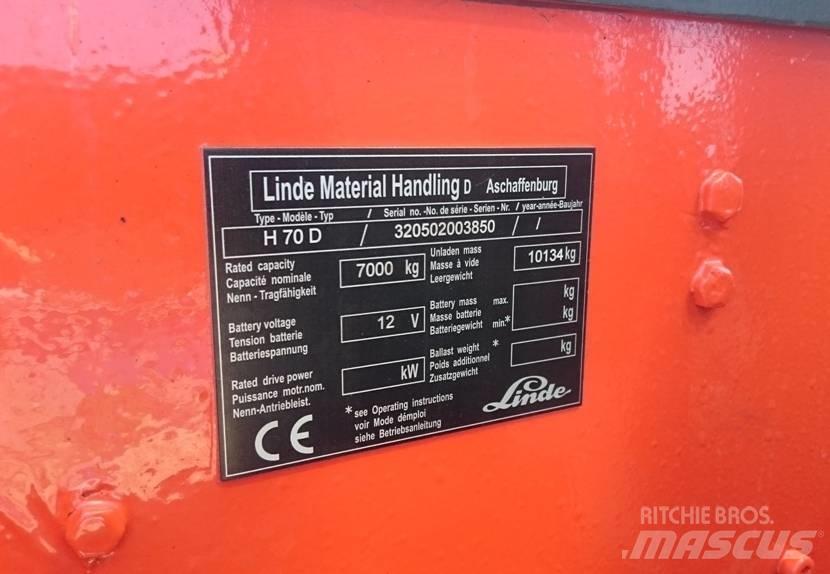 Linde H 70 D Дизельні навантажувачі