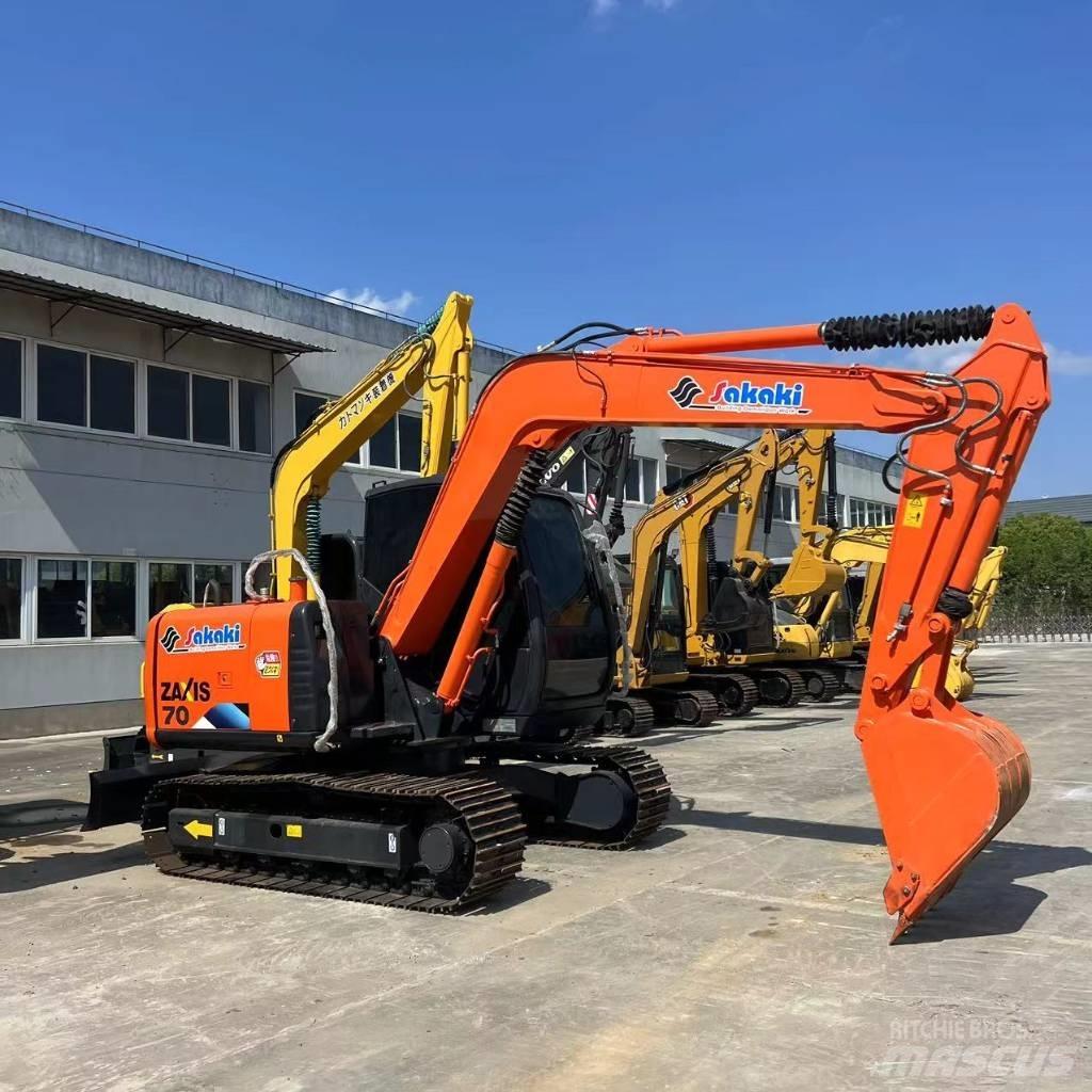Hitachi ZX 70 Міні-екскаватори < 7т