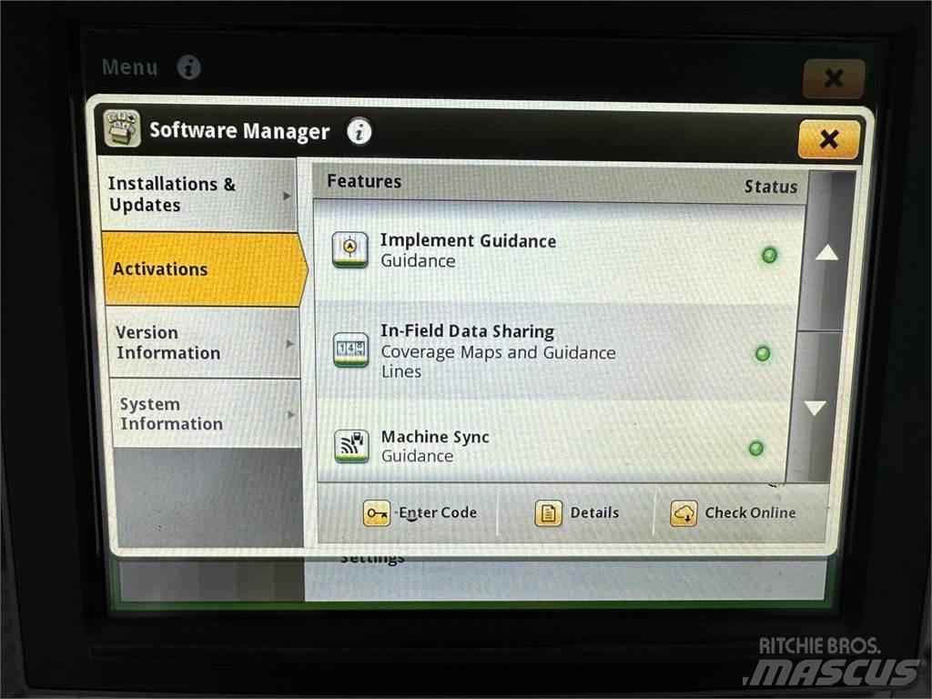 John Deere 8RX 410 Трактори