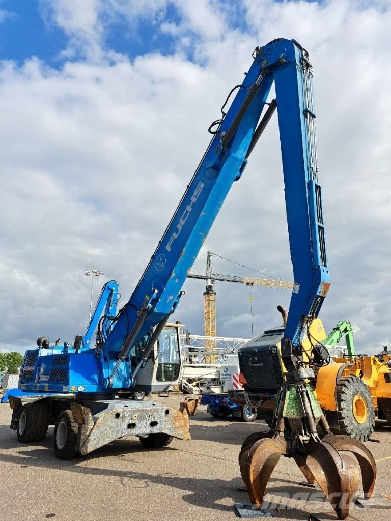 Fuchs MHL350E + Polyp Перевантажувачі металобрухту/промислові навантажувачі