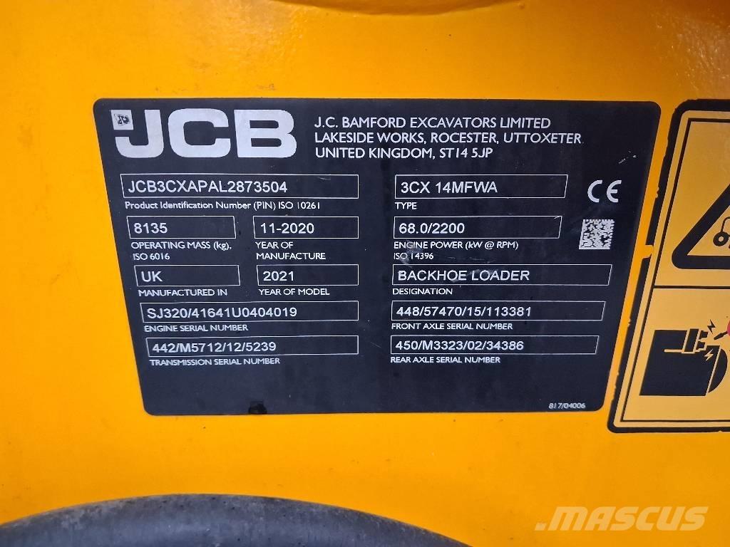 JCB 3 CX ECO Екскаватори-навантажувачі
