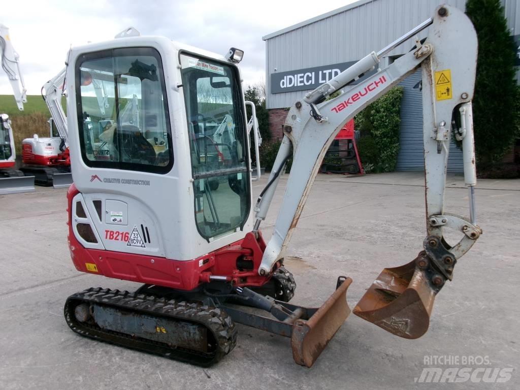 Takeuchi TB 216 Міні-екскаватори < 7т