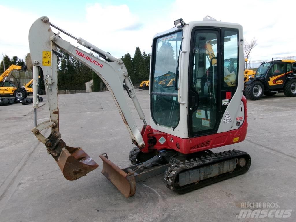 Takeuchi TB 216 Міні-екскаватори < 7т